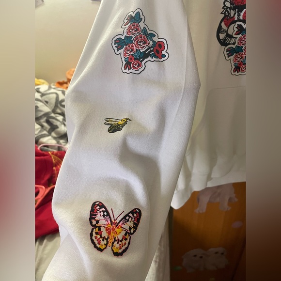 Snake and Rose Hoodie - Picture 2 of 4